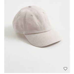100% linen baseball cap - Like New!